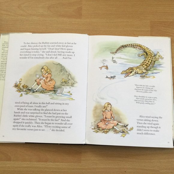Alice In Wonderland 1992 Rene Cloke Illustrations HC - Picture 8 of 11